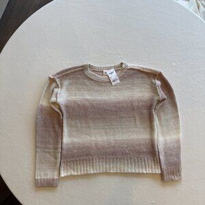 NWT OshKosh Girls striped sweater sz 14 soft lightweight